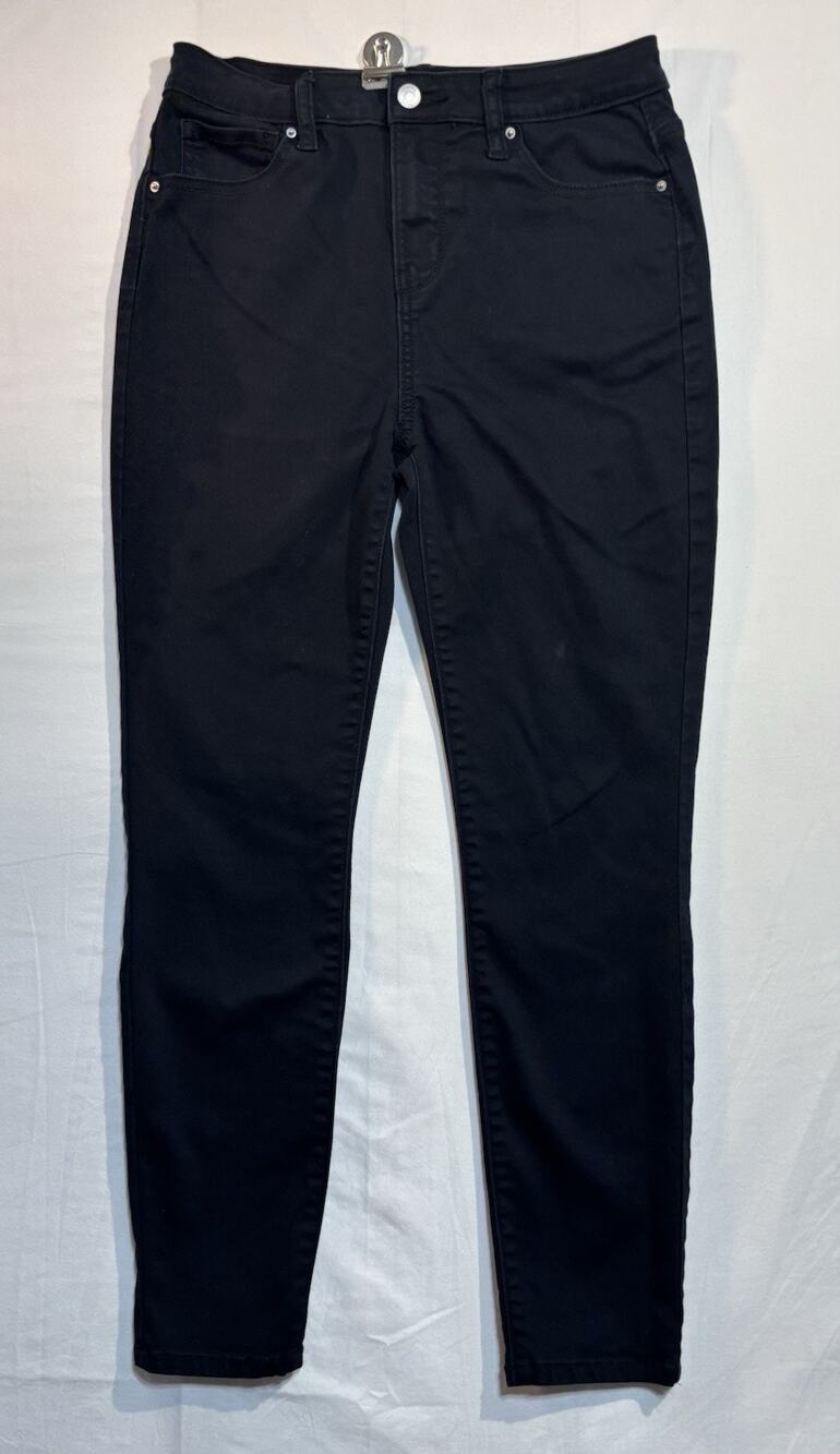 Zenana Black Skinny Jeans Women’s Medium High Rise Stretch 5 Pocket Ankle Pants